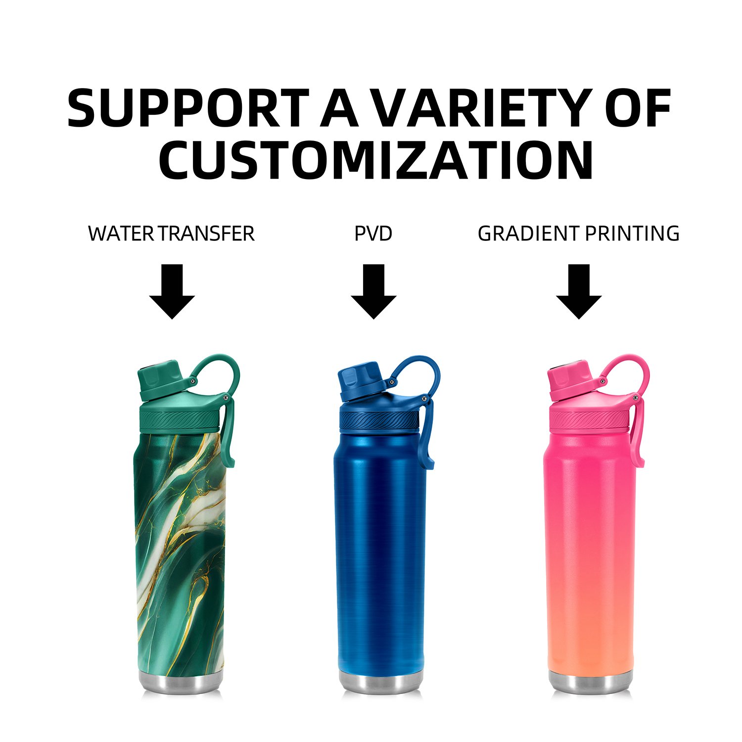 Factory supply Leak-Proof double wall vacuum flask sports water bottle