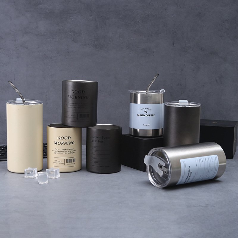 Double Wall Stainless Steel Coffee Thermos Mug Travel Insulated Cup