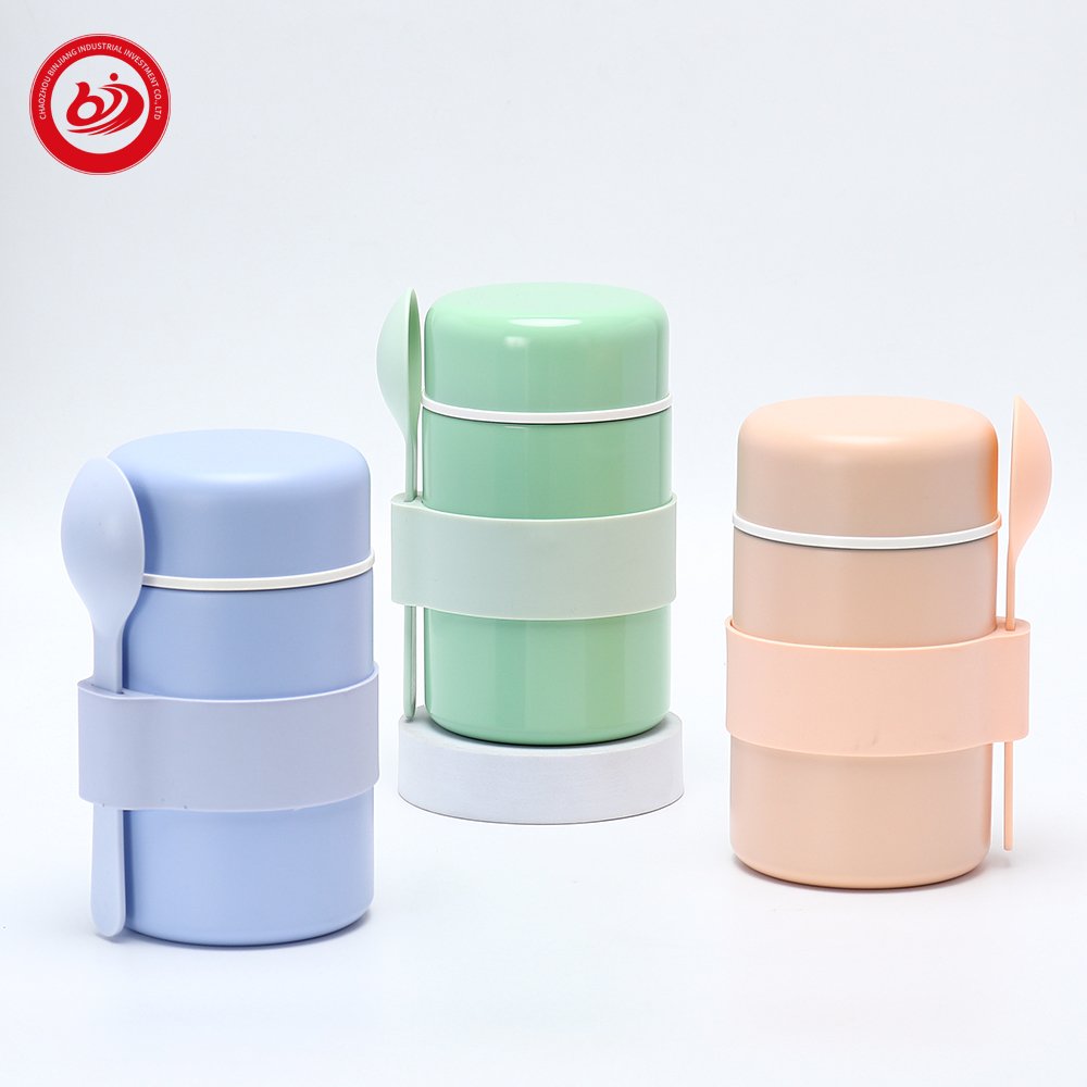 500ml 16OZ 18/8 Vacuum Thermos double wall leak proof portable take away insulation Food Container Bpa Free Jar vacuum flask