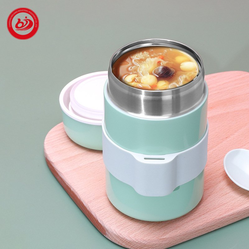 500ml 16OZ 18/8 Vacuum Thermos double wall leak proof portable take away insulation Food Container Bpa Free Jar vacuum flask