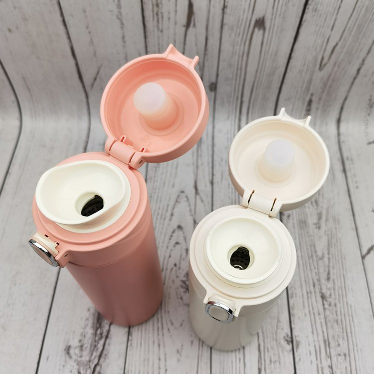 Popular Double Wall Vacuum Insulated Stainless Steel Water Bottle with push button lid