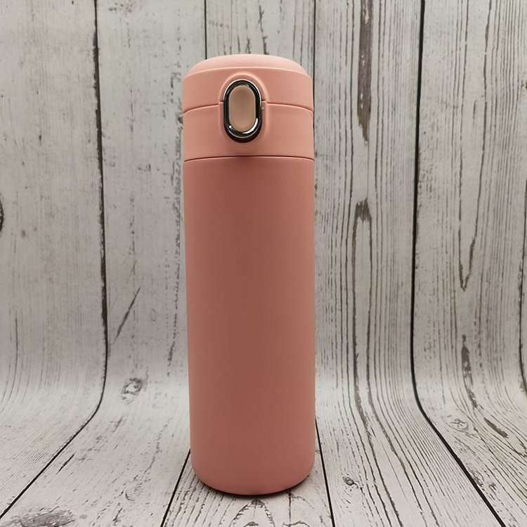 Popular Double Wall Vacuum Insulated Stainless Steel Water Bottle with push button lid