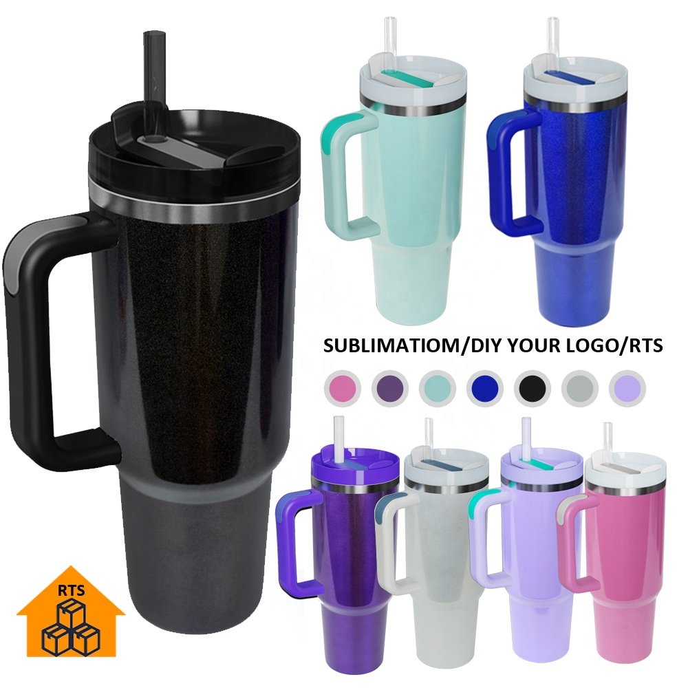 Hot Sell Sublimation 40 Mugs DIY Glass Sublimation Blanks Stainless Steel Skinny Tumbler