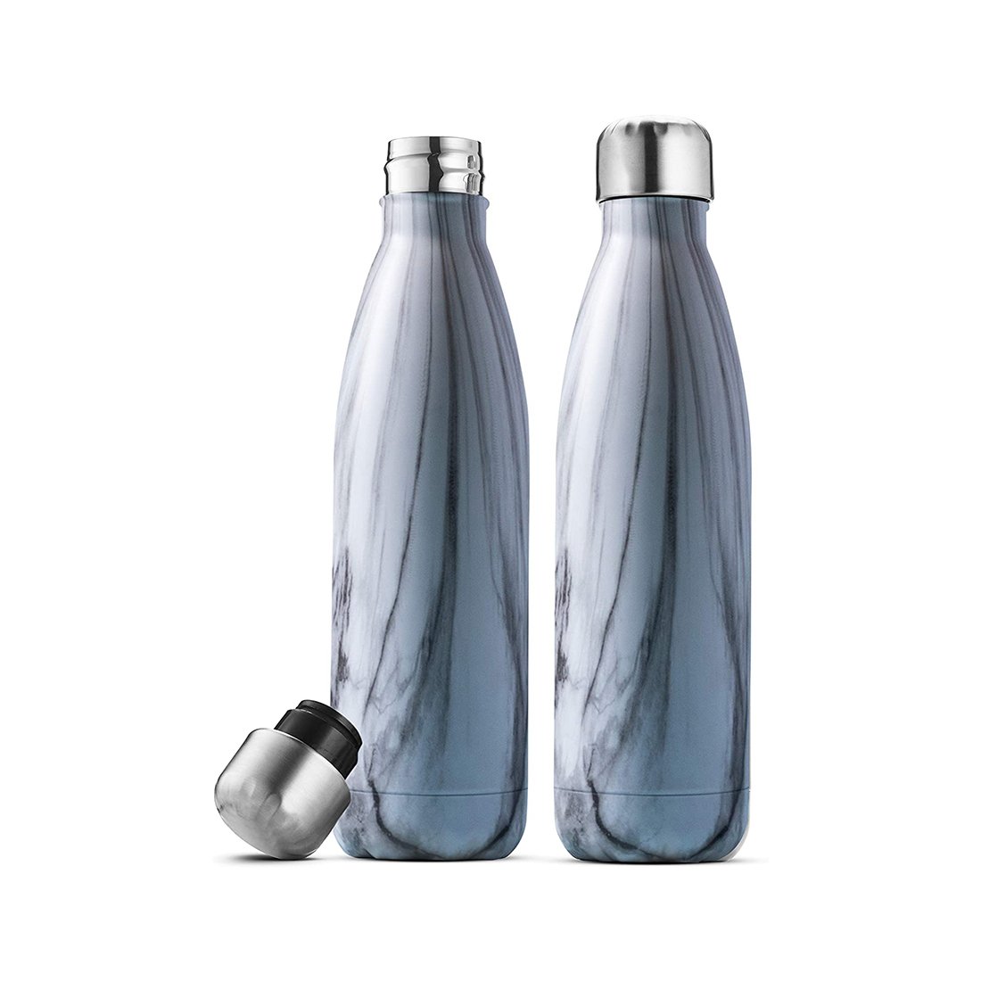 Custom Designed Water Bottle Sport Double Wall Stainless Steel Insulated Orange Water Bottle With BPA Free Sport Custom Label