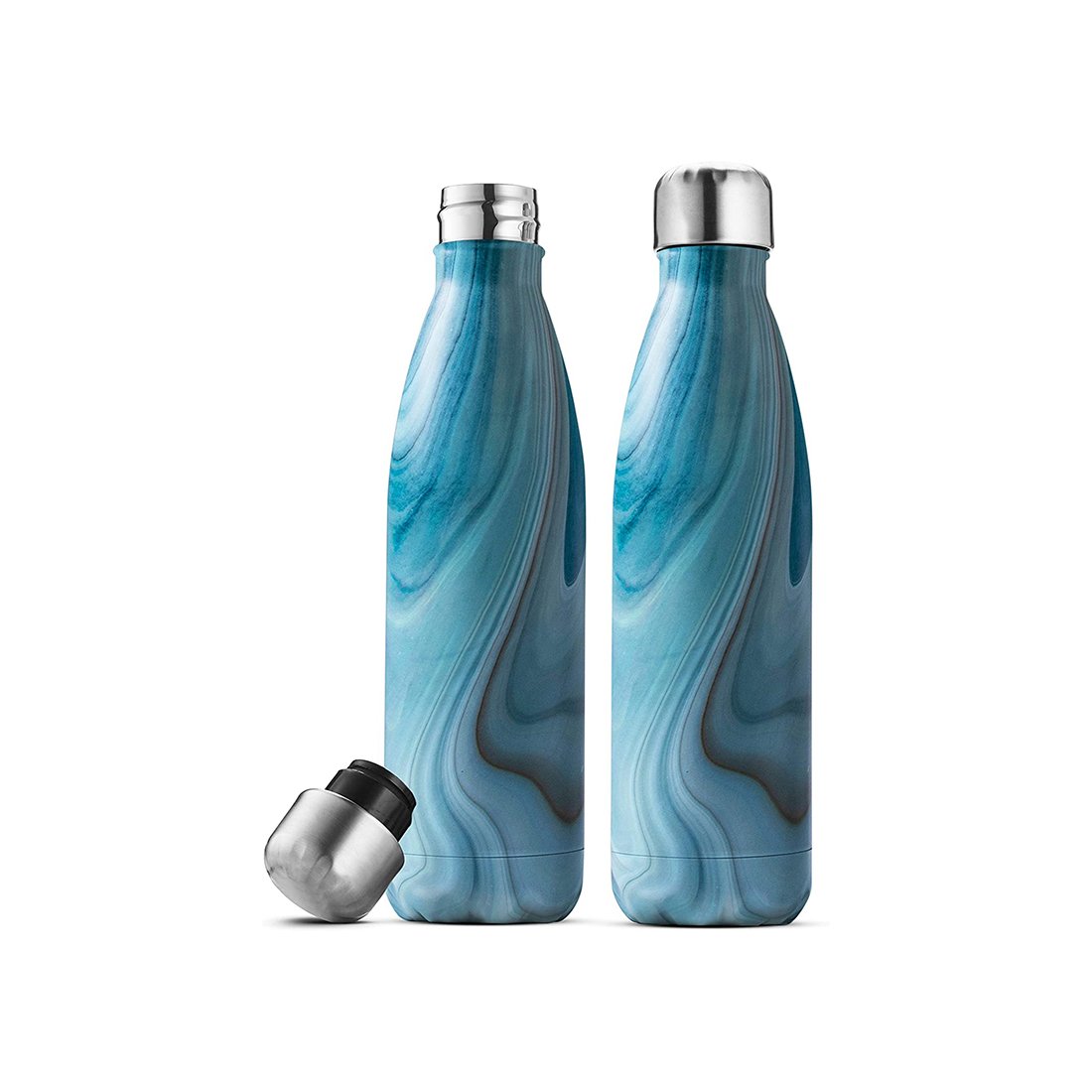 Custom Designed Water Bottle Sport Double Wall Stainless Steel Insulated Orange Water Bottle With BPA Free Sport Custom Label