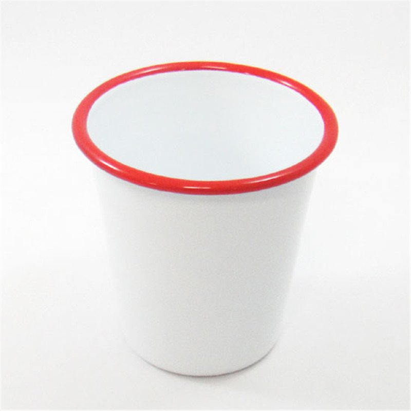 High quality carbon steel 350/500ml printed enamel tin mug