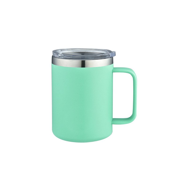 Customized logo promotional gifts vacuum outdoor metal mark insulated stainless steel custom coffee mug