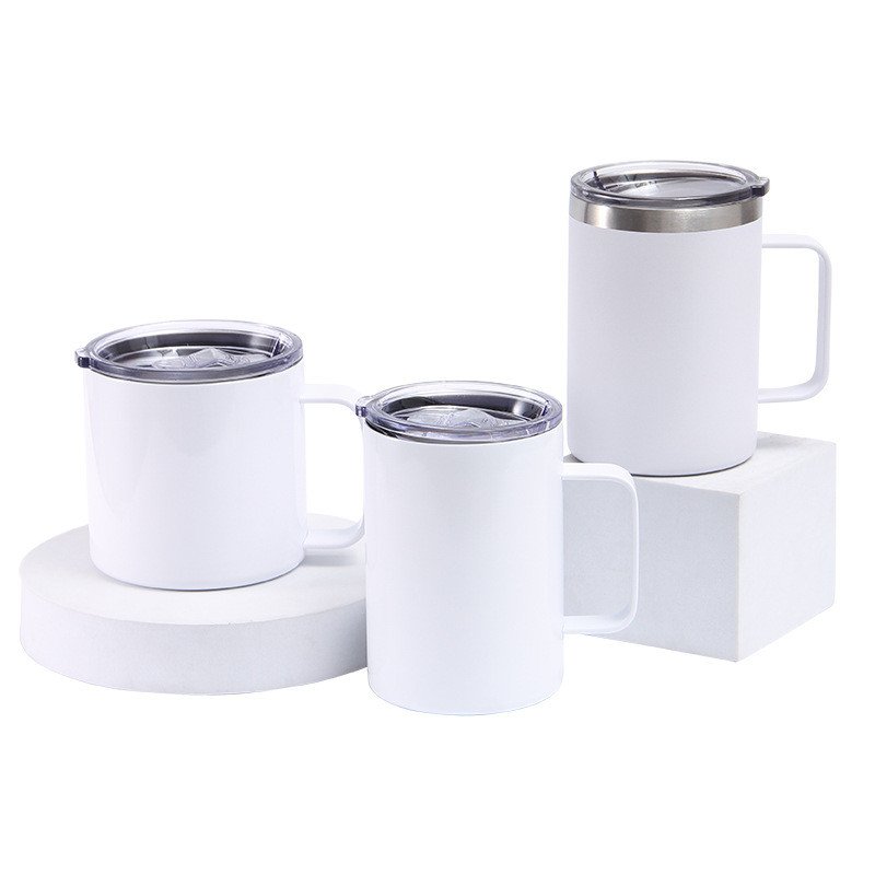 Customized logo promotional gifts vacuum outdoor metal mark insulated stainless steel custom coffee mug