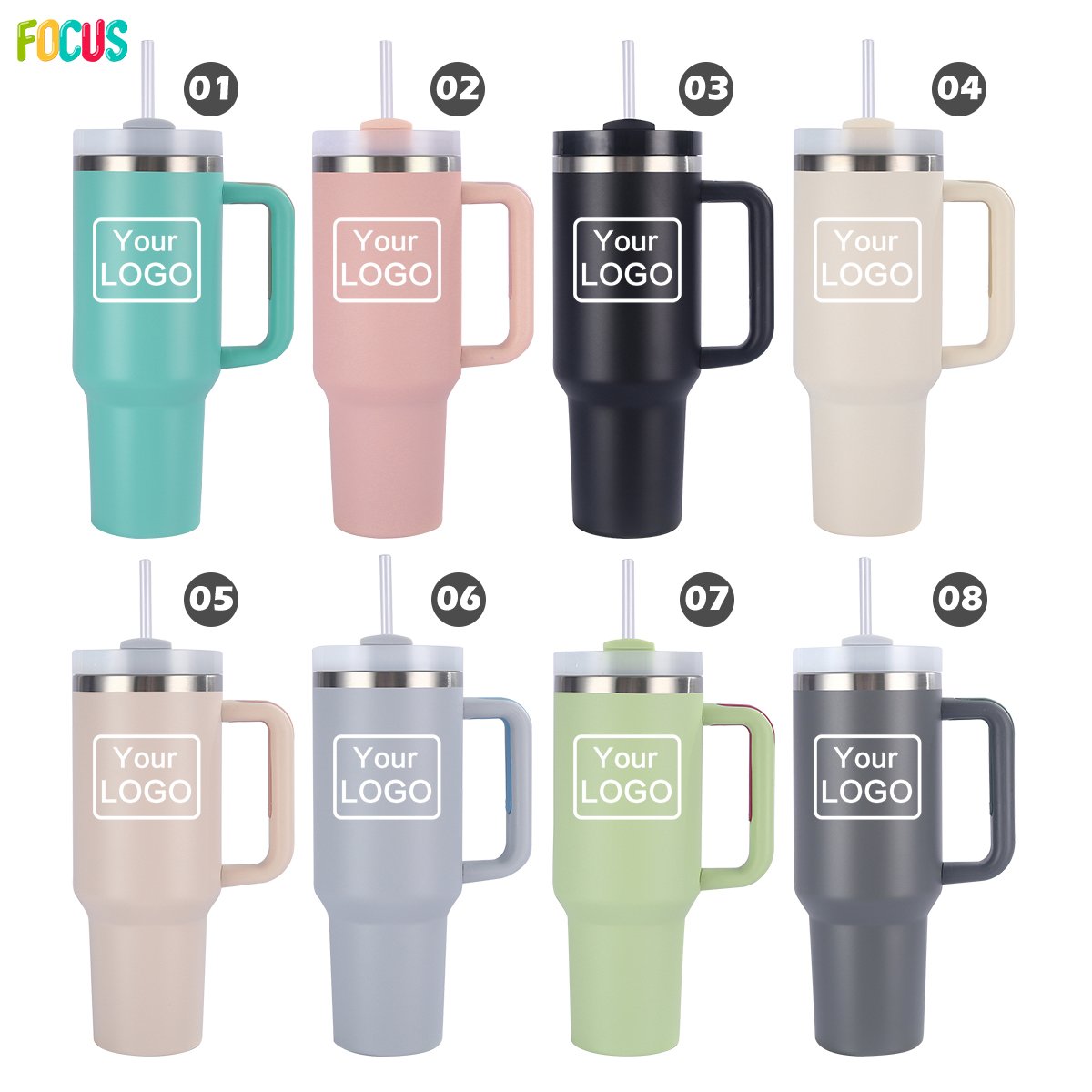40oz Light grayish orange Tumblers Wholesale Bulk Stainless Steel Insulated Vacuum Flask Water Bottle Thermo Cup For Coffee