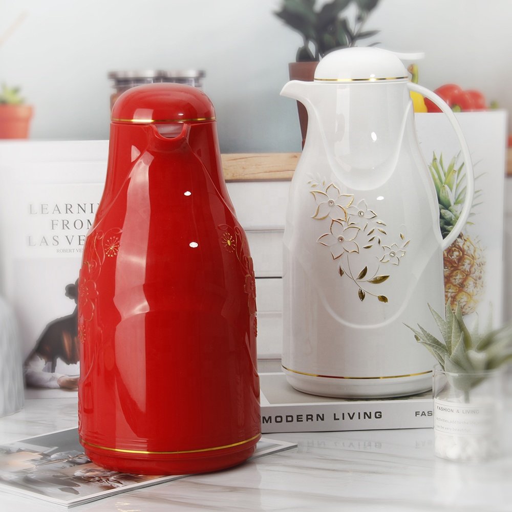 WUJO Manufacturer Custom Plastic Dubai Saudi Afghanistan Thermal Vacuum Flask Inner Glass