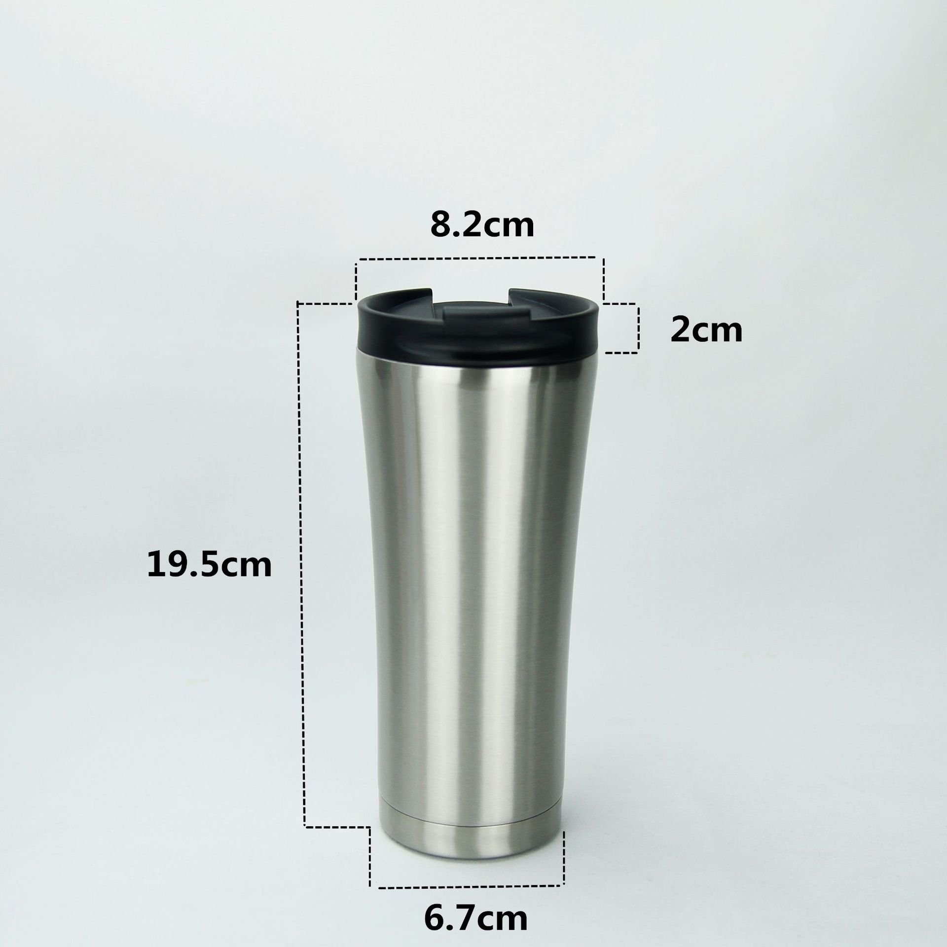 ZP 16oz in stock Factory Wholesale Double Wall 304 Stainless Steel Tumbler Custom Design Package Handy Cup with Flip Lid