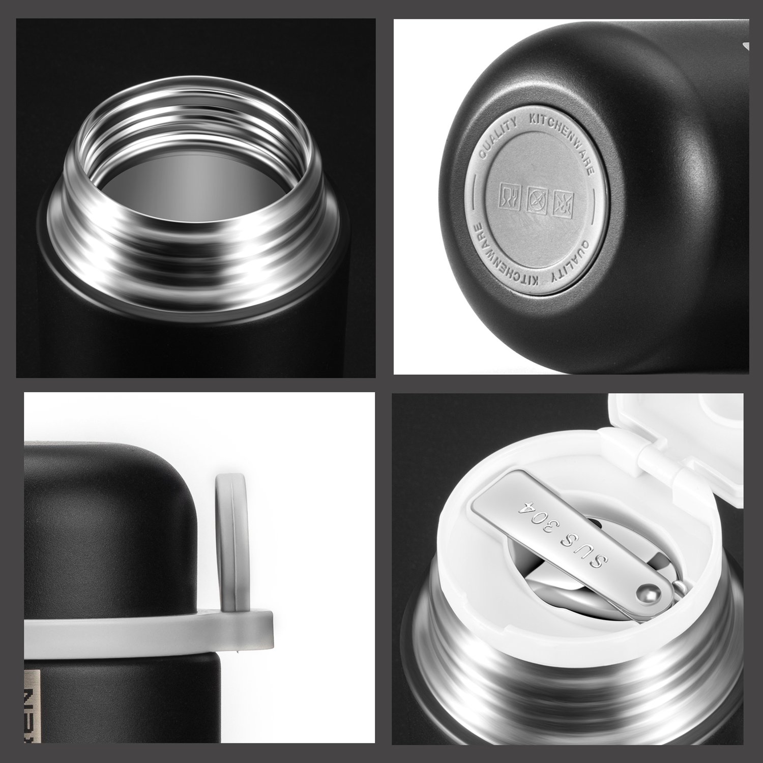 High Quality Mini Stainless Steel 300 ML Thermal Warmer Thermos Food Grade Baby Food Jar Flask Vacuum Lunch Box Container