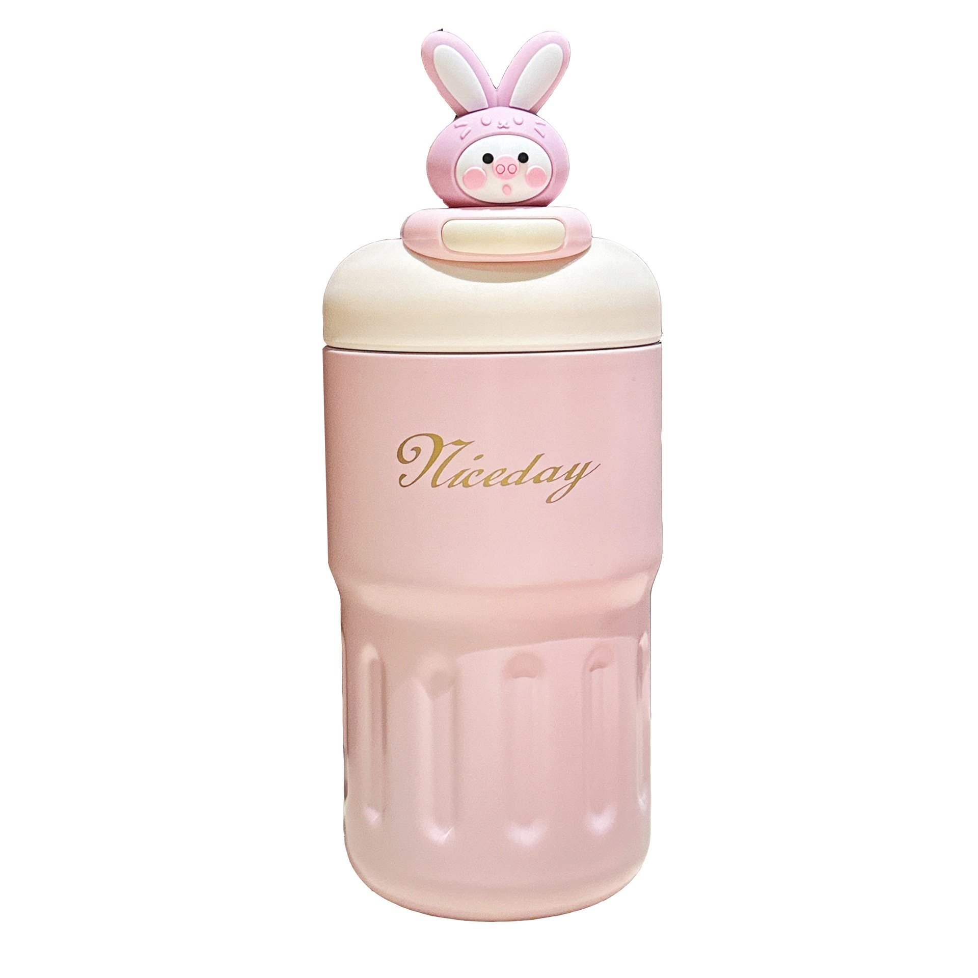 Cute Cartoon Doll 316 Stainless Steel Coffee Cup 600ml Insulated Water Bottle Portable Tumbler Mug
