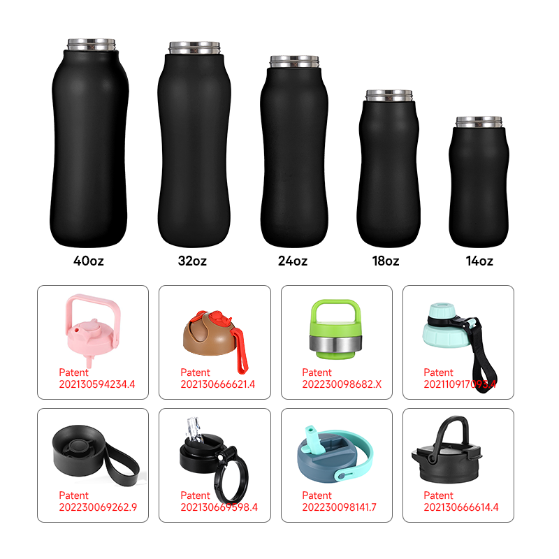 ODM 24oz Gourd Shape Custom Drink Bottle Vacuum Flask Stainless Steel Water Bottle With Custom Color And Lid