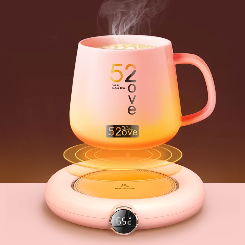 USB Power Coffee Mug Warmer on Desk for Coffee Milk Tea Coffee Smart Mug Warmer with 3 Temperature Levels