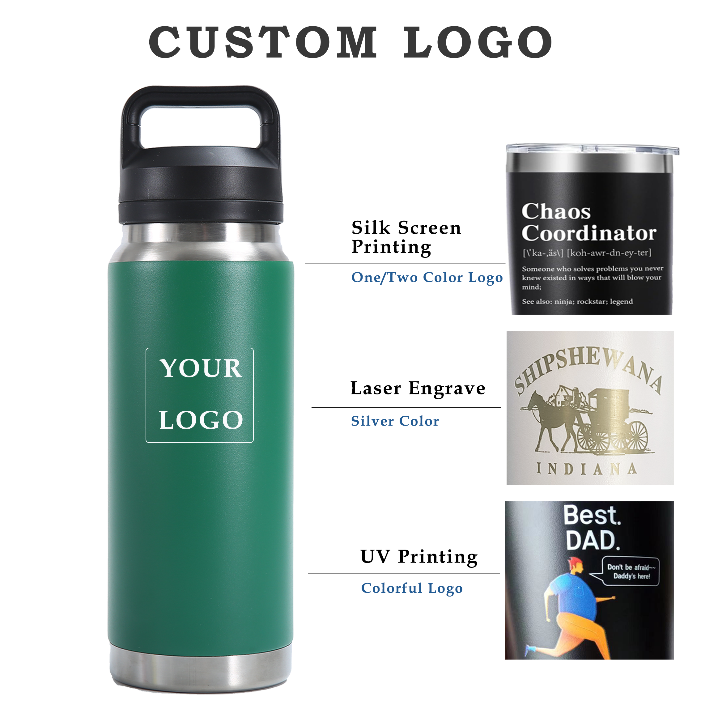 Popular Products 2024 Ramblre 26oz Large Capacity Outdoor Stainless Steel Water Bottle Vacuum Flask With Chug Cap