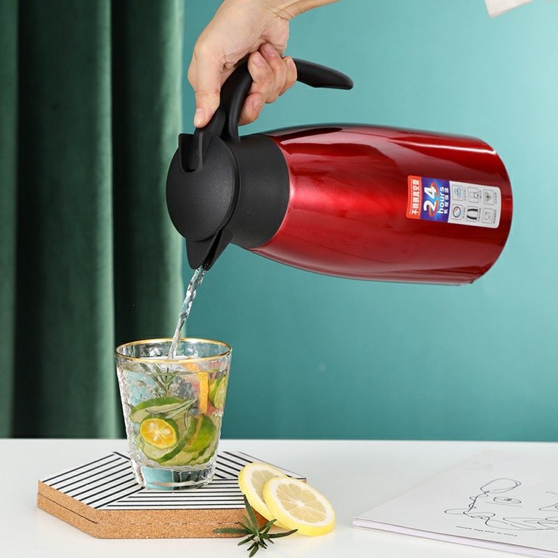 2L Large Capacity 304 Stainless Steel Vacuum Flask Home Office Hotel Tea Kettle Home Thermos