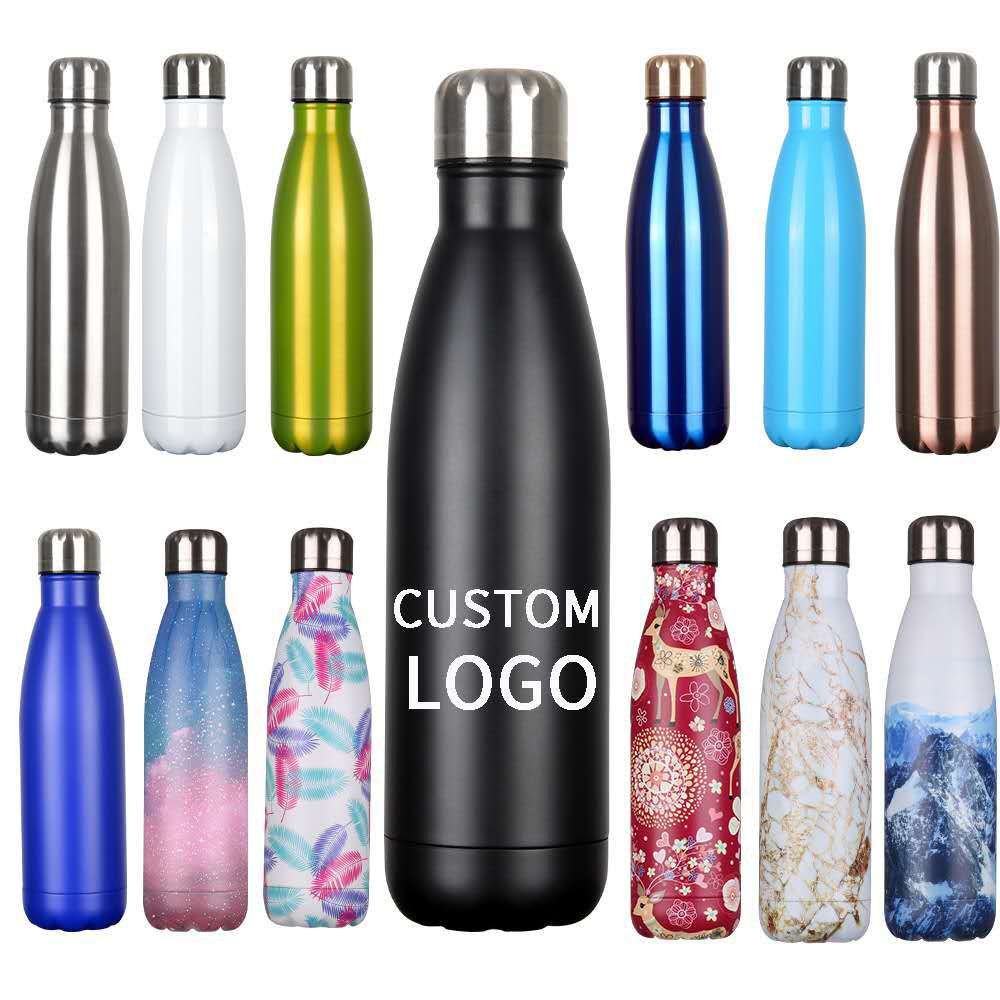 Wholesale Insulated Bullet Stainless Steel Vacuum Flask Thermos Bottle For School Water Bottles