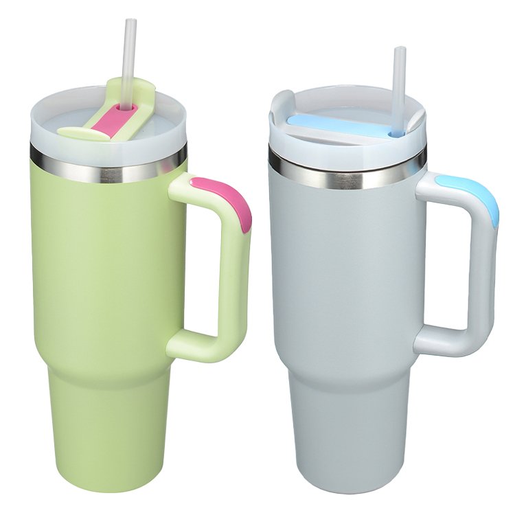 Wholesale Bulk Customizable 40 Oz Tumblers Double Wall Travel Adventure Tumbler With Handle
