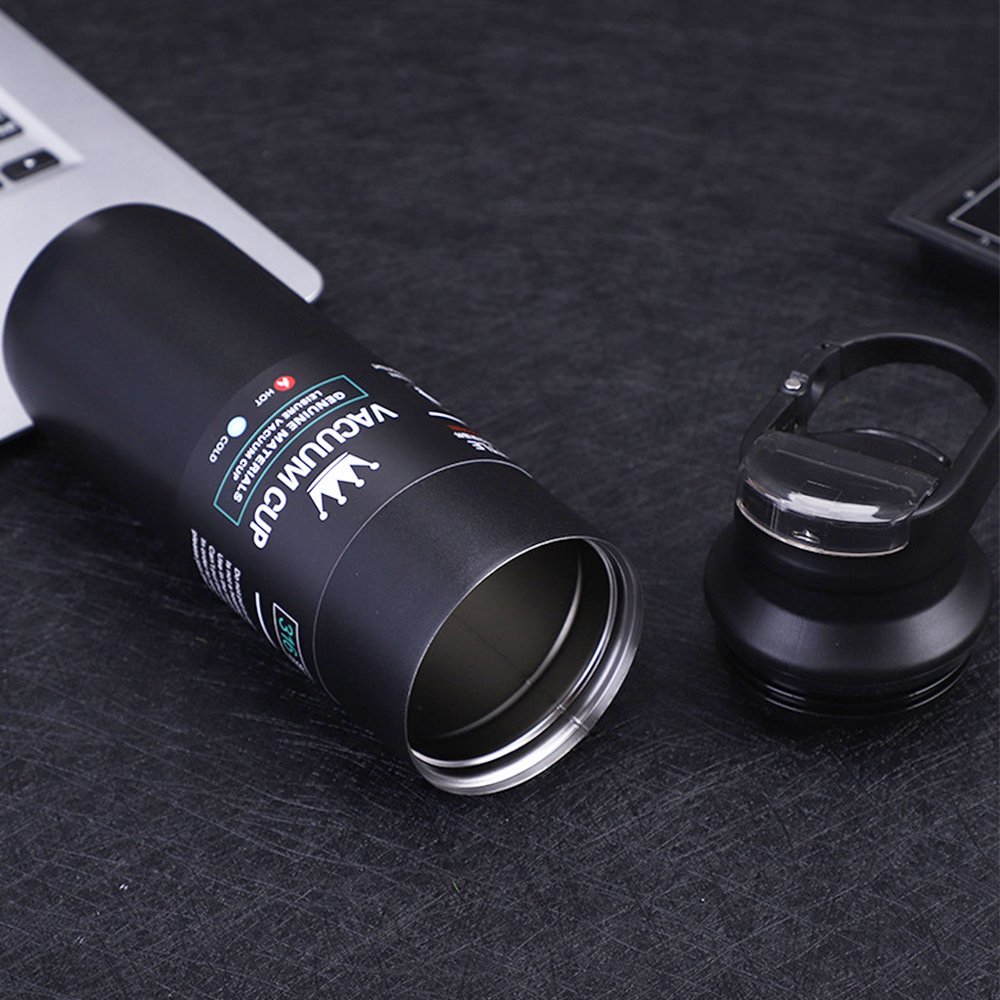 2023 Newly Travel Durable Double Wall 316 Stainless Steel 350ml 500ml Custom Push-to-open Stainless Steel Water Bottle Flask