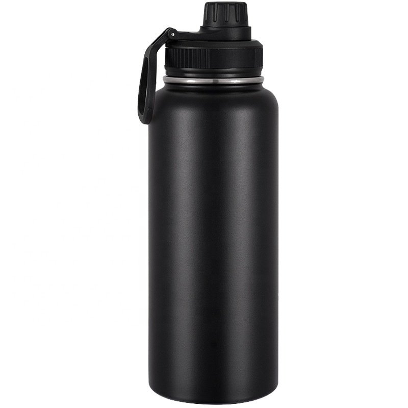 Custom Color Box 40oz High Quality Durable Double Wall Insulated Stainless Steel Wide Mouth Sport Water Bottle Vacuum Flask