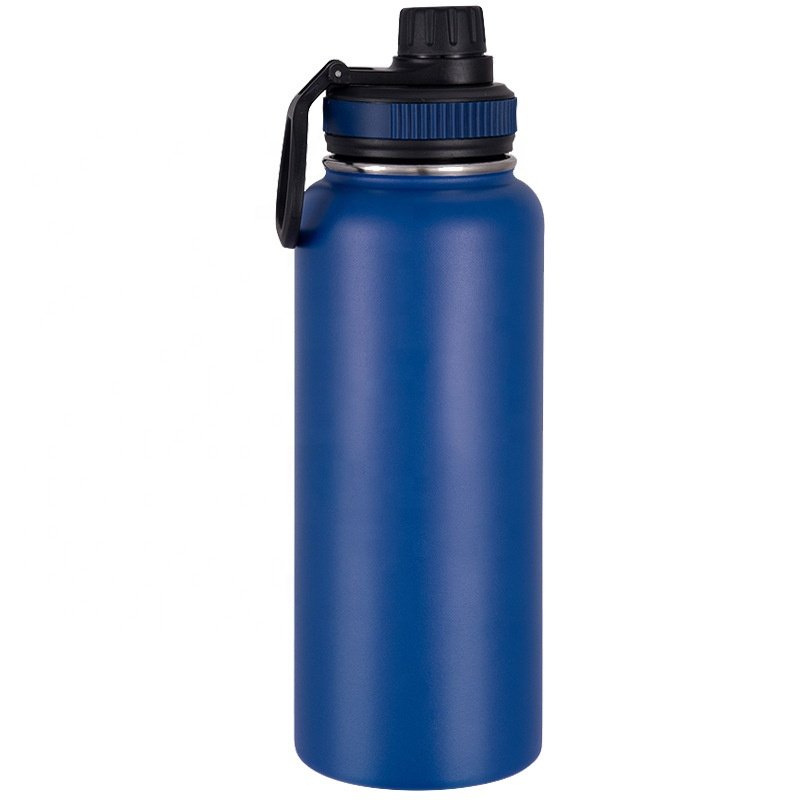 Custom Color Box 40oz High Quality Durable Double Wall Insulated Stainless Steel Wide Mouth Sport Water Bottle Vacuum Flask