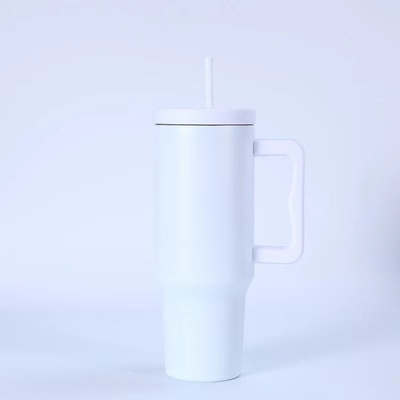 Hot Sell 40oz Custom Logo Double Walled Insulated Vacuum Water Bottle Stainless Steel Tumbler Outdoor Coffee Mugs with Handle