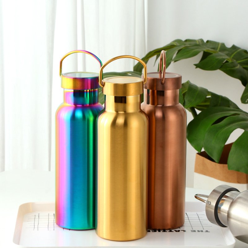 Custom logo Metal Water Bottle For Sport travel Water Bottle Double wall Vacuum Flask