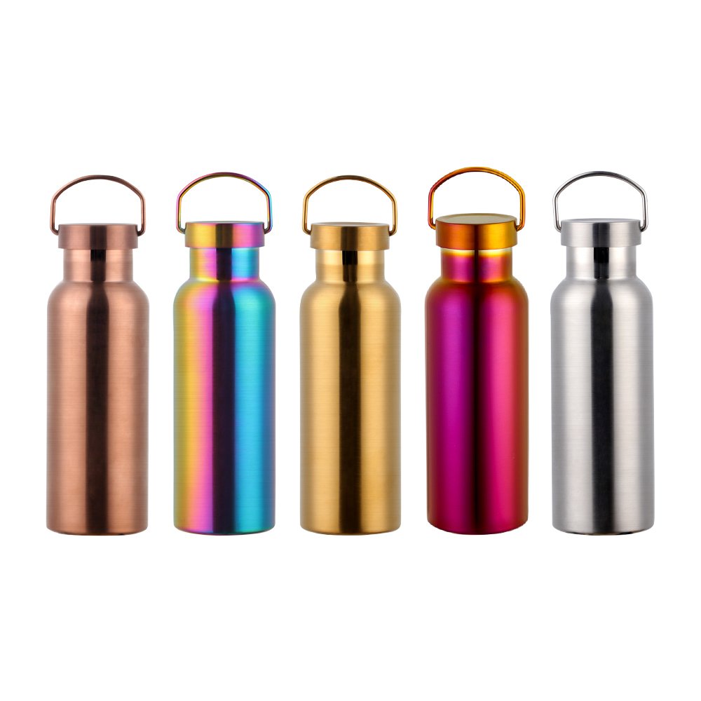 Custom logo Metal Water Bottle For Sport travel Water Bottle Double wall Vacuum Flask