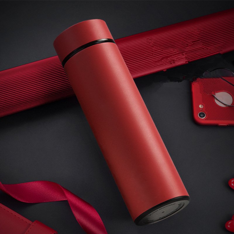 Wholesale LED Temperature Display Vacuum Flask 500ML Thermos Stainless Steel Smart Water Bottle with Filter