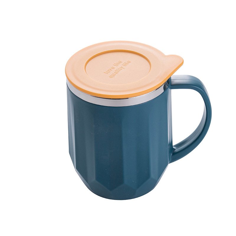 Stainless Steel Insulated Milk Cup Various Colors Stainless Steel Vacuum Mug Thermal Coffee Cup Tumbler With Lid