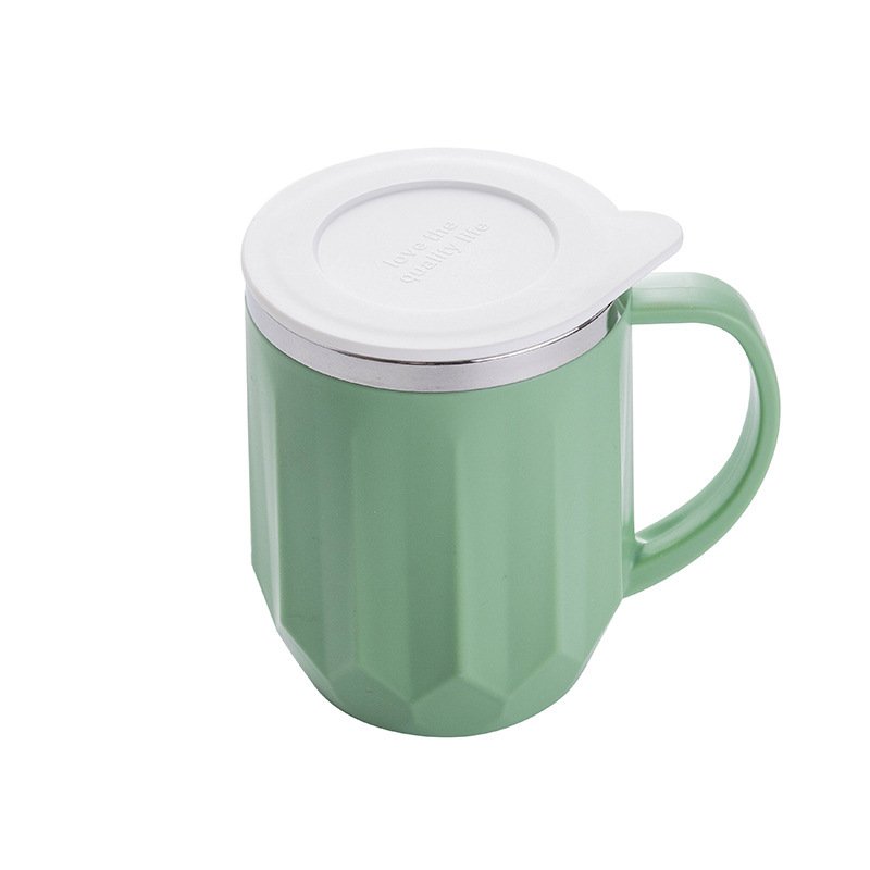Stainless Steel Insulated Milk Cup Various Colors Stainless Steel Vacuum Mug Thermal Coffee Cup Tumbler With Lid