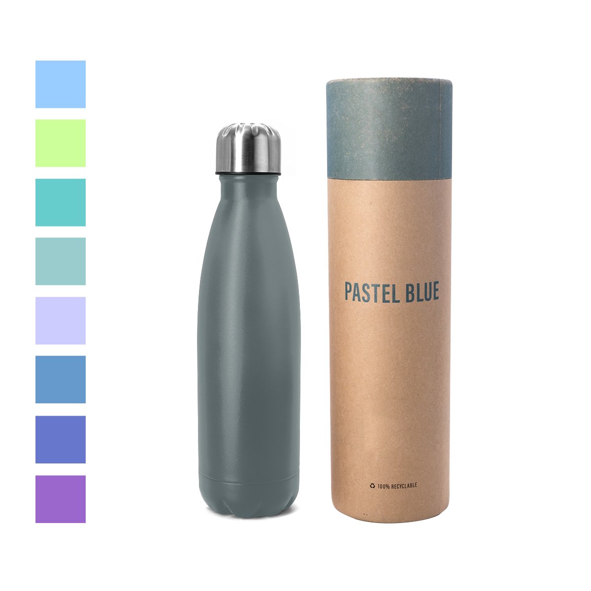 350ml 500m 750ml Double Wall Vacuum Flask Stainless Steel Cola Shaped water bottle