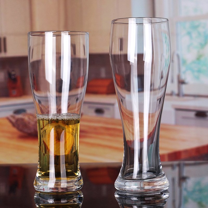Wholesale Personalized Insulated Funny Dimpled Custom clear Glass Beer Mugs