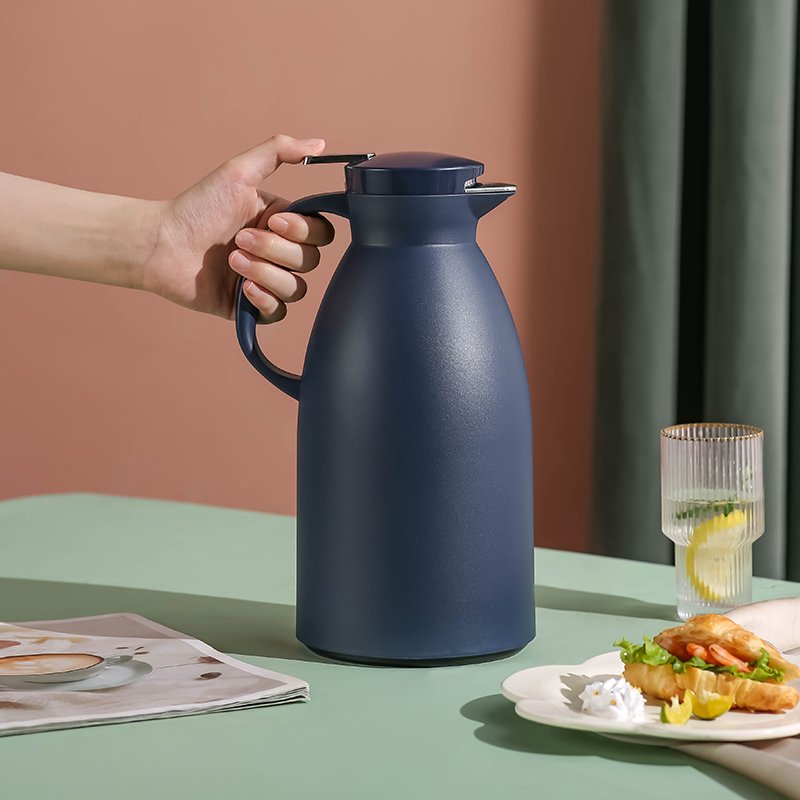 1.6L 1.9L Coffee Kettle Double Wall Thermos Large Capacity 72-Hours Thermos Kettle Coffee Pot Vacuum Glass Liner
