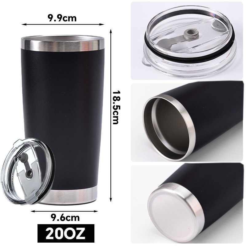 20oz Stainless Steel Tumbler outdoor thermal mug custom cups to sublimate insulated bottles sport water bottle