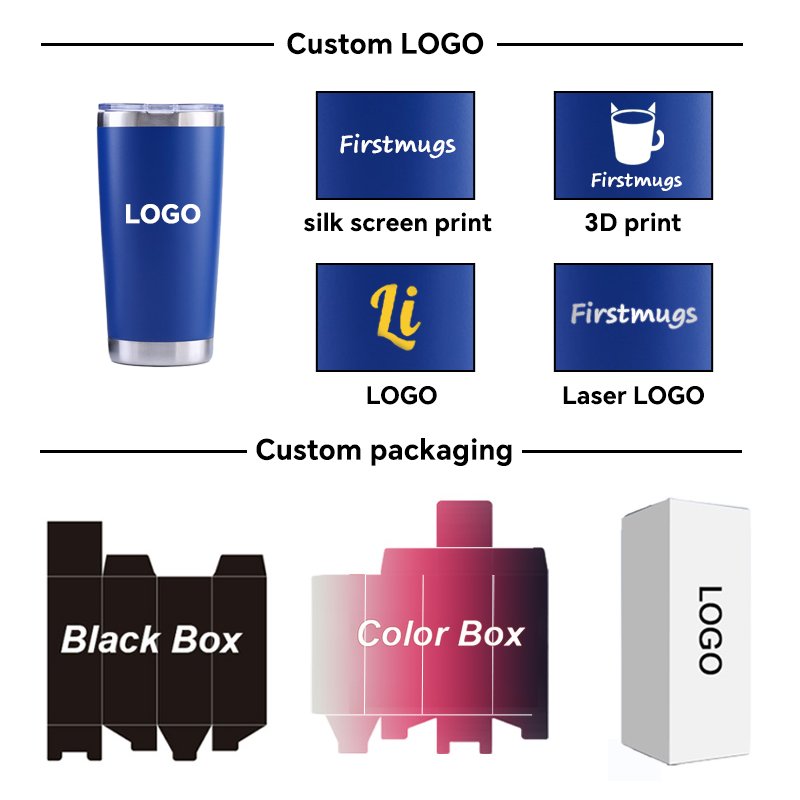 20oz Stainless Steel Tumbler outdoor thermal mug custom cups to sublimate insulated bottles sport water bottle