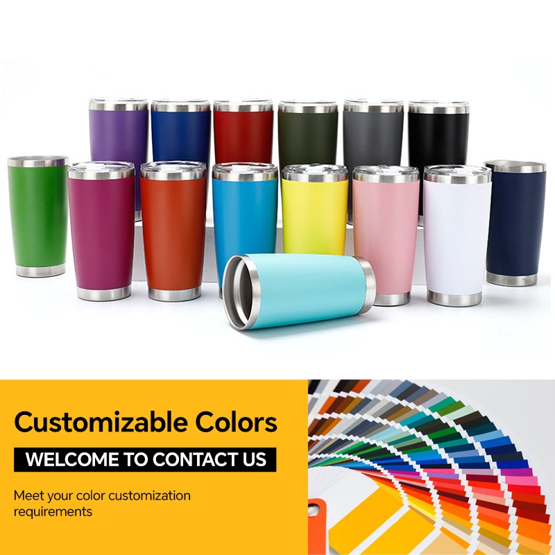 20oz Stainless Steel Tumbler outdoor thermal mug custom cups to sublimate insulated bottles sport water bottle