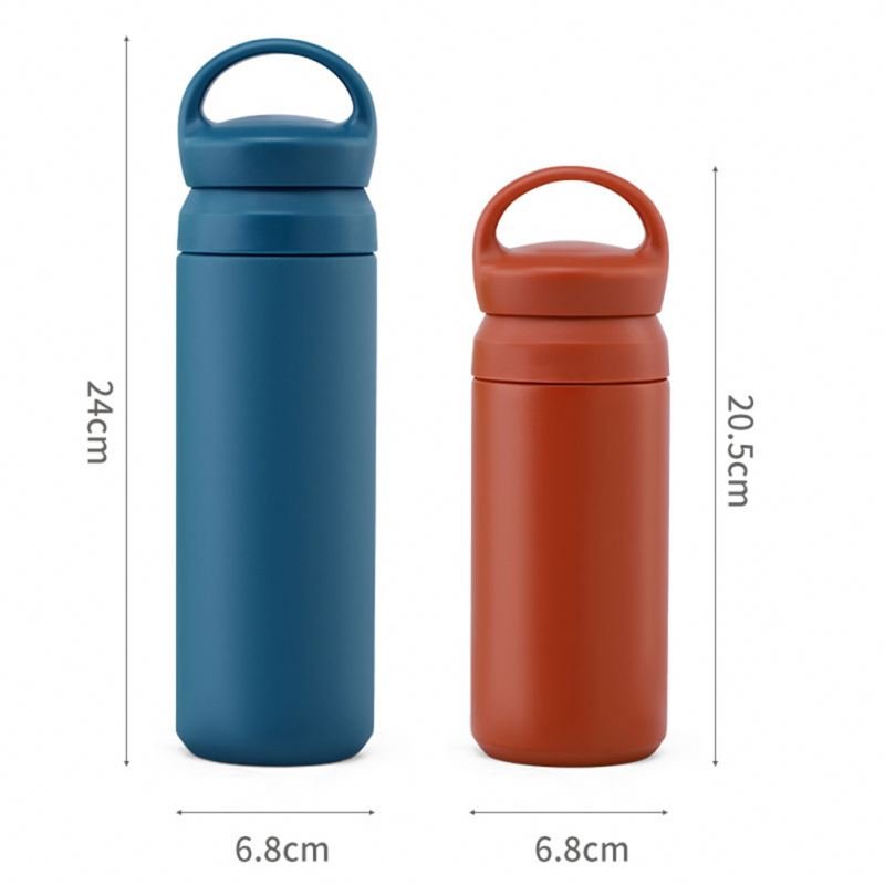 Factory Couple Student Portable, Fashion Vacuum Double Wall 304 Stainless Steel Cup Grain Cover Thermos Vacuum Flask/