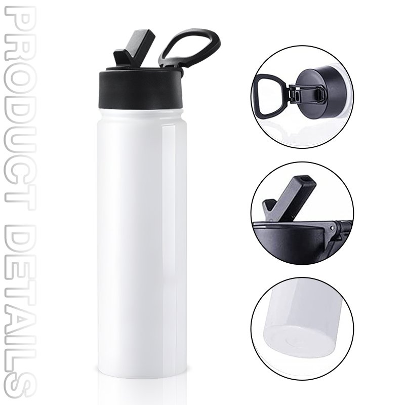 USA ready to ship vacuum flask 22oz sublimation blank tumbler double wall stainless steel water bottle