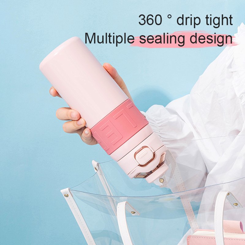 Portable Large 650ml Stainless Steel Vacuum Flask Sports Insulated Water Bottle Custom Logo Eco-friendly Material Hot Cold
