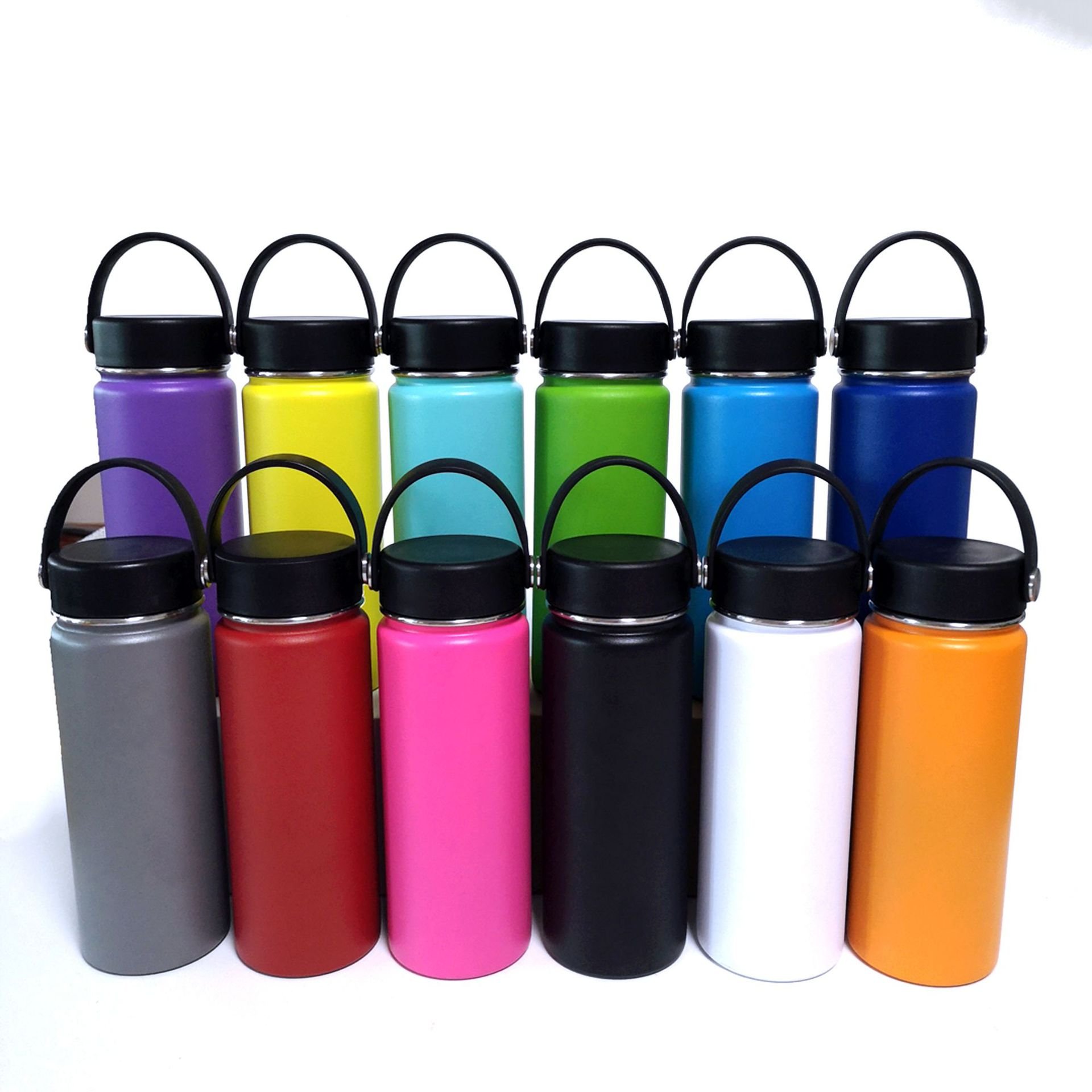 40oz 1.2L 1200ml Custom Thermos Double Wall Stainless Steel Vacuum Flask Sport Water Bottle With Handle