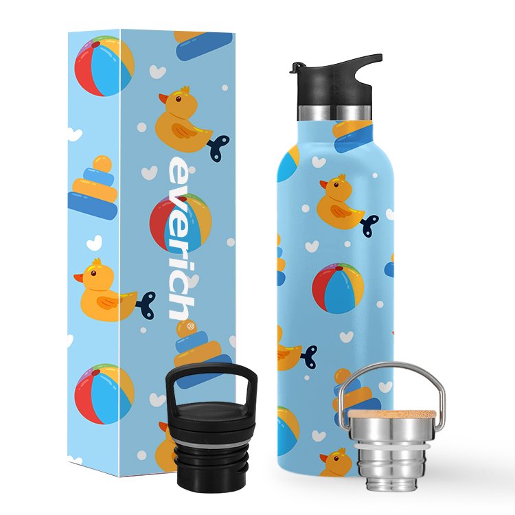 2022 Hot sale everich top seller Sport Water Bottles Stainless Steel Water Bottle Insulated Flask Water Vacuum Flasks