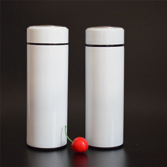 500ml DIY Sublimation White Stainless Steel Vacuum Flasks & Thermoses Water Bottle