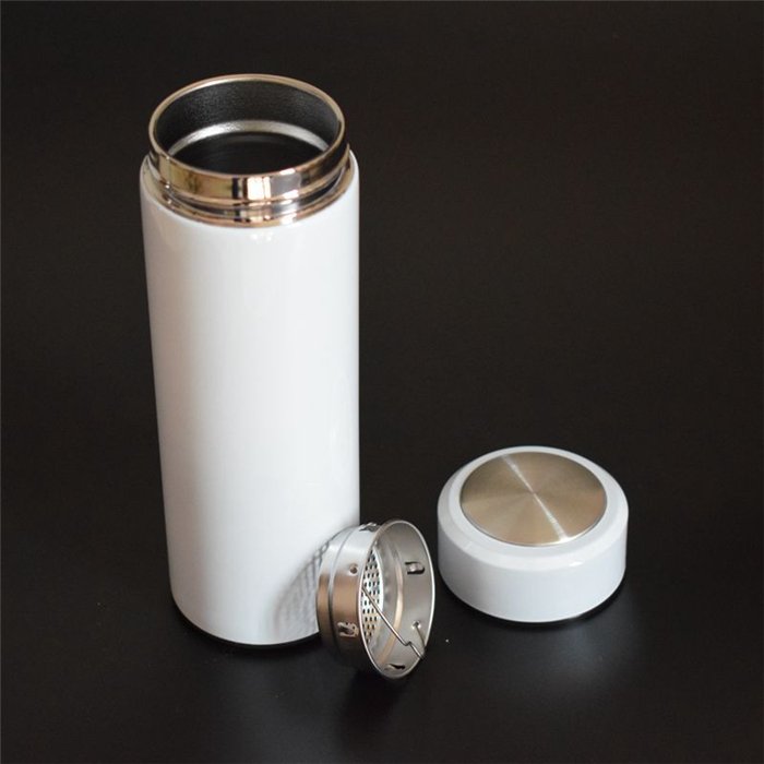 500ml DIY Sublimation White Stainless Steel Vacuum Flasks & Thermoses Water Bottle