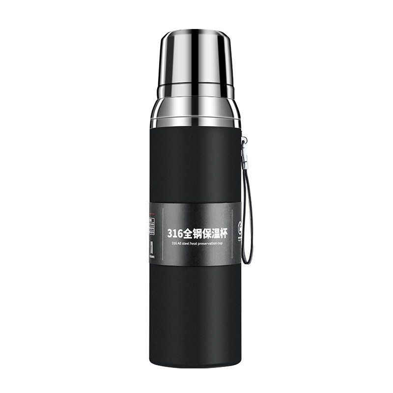 1500ml Large Capacity Stainless Steel Thermos Portable Vacuum Flask Thermos Water Bottle