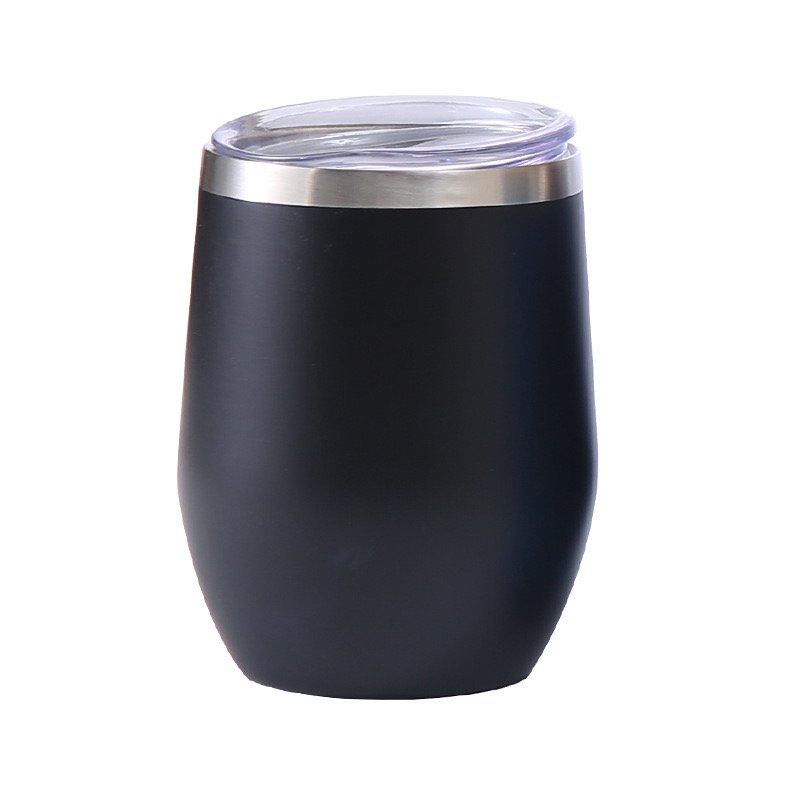 Shenzhen Customized Logo Egg Shaped Tea Coffee Vacuum Flask Thermos Cup For Drinking