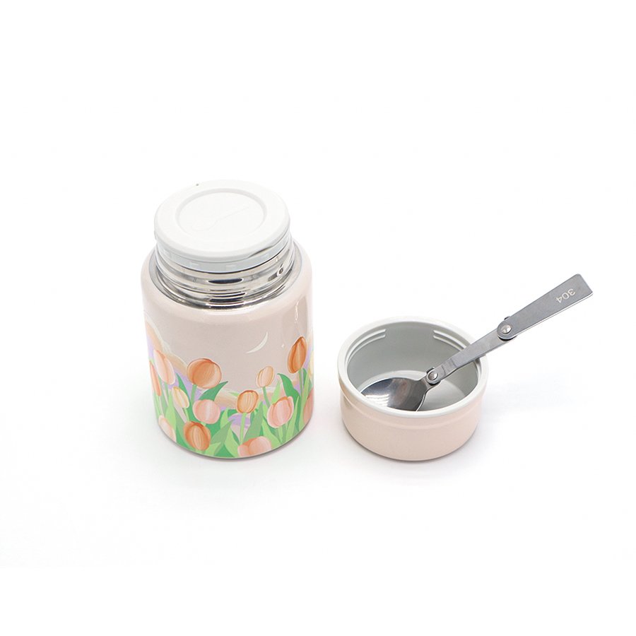 Wholesale Insulated Vacuum Hot Food Flask Thermo Stainless Steel Food Warmer Container for Food