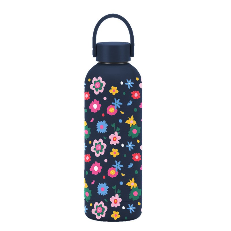 New 500ml Double Wall Stainless Steel Sports Water Bottle ODM Model with Plastic Lid and Direct Accessory Drinkware Flask
