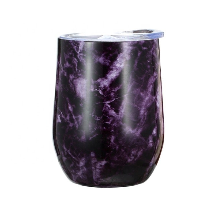 12oz Swig Stainless Steel Metal Vacuum Cup Egg Shell Shape Water Thermos Cocktail Tumbler Wine Cup Coffee Mug With Lid